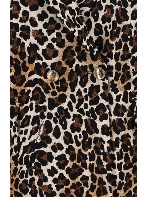 GIACCA DOPPIOPETTO ANIMALIER ELISABETTA FRANCHI | GI12047E2B85 Animalier
